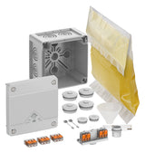 SPELSBERG Abzweigkasten 102x102mm Kst gr Abox Pro XT SLK-4² IP68 IK09 hfr