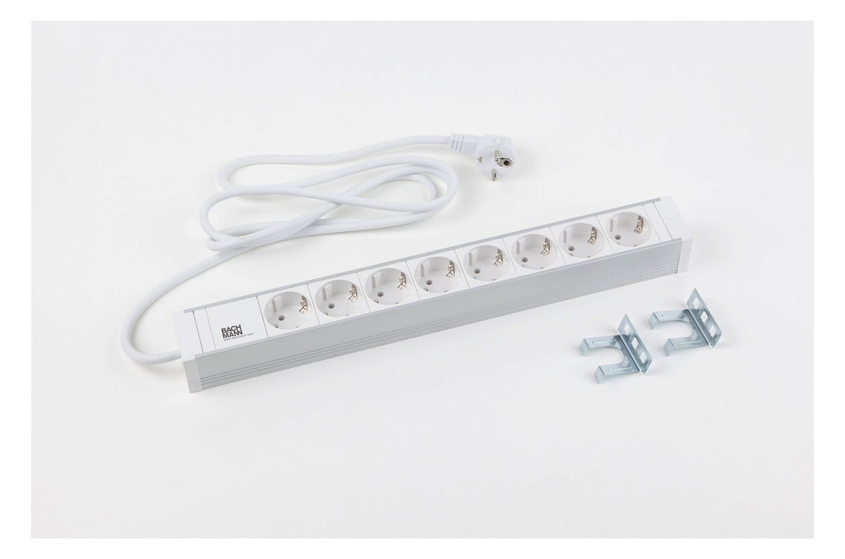 BACHMANN Steckdosenleiste 19 1HE 230V 333.001 8Steckd