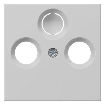 GIRA Zentralplatte Ant.dose gr System 55 0869015 Schraubbef