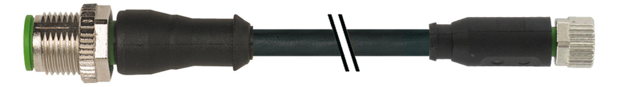 MURR Sensor-Aktorkabel 3p 0,3m M12 Male 7000-40561-6300030 ger M8 PUR