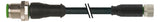 MURR Sensor-Aktorkabel 4p 0,3m M12 Male 7000-40581-6310030 ger M8 PUR hfr