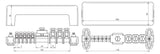 DEHN SE Potentialausgleichschiene 1fl Ms PAS AH RK 5X25 3X8.10 1XFL30 3ltg