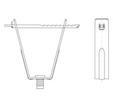 WALRAVEN Deckenhänger Britclips Rapid RTB 10 für Trapezblech einteilig M10