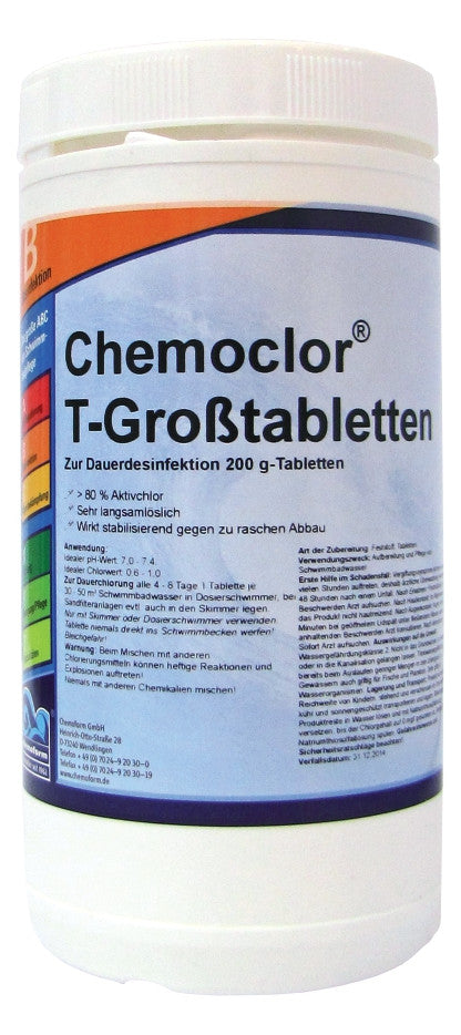 SANIT-Chemochlor-T Nr. 31035 5 Kg Eimer (Grosstabletten)