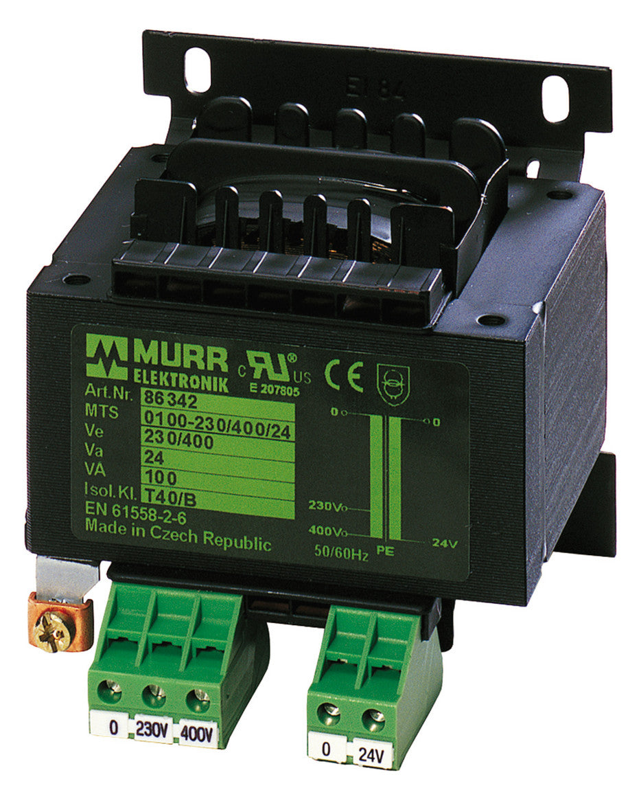 MURR Trenntrafo 250VA 230-400V 230V IP20 86351 96x102x108mm