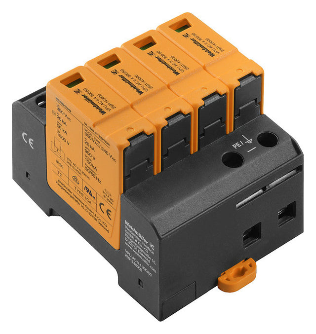 WEIDMÜLLER Überspannungsableiter 230VAC VPU AC II 4 300/50 Netzform-/TN-C/TN-C-S