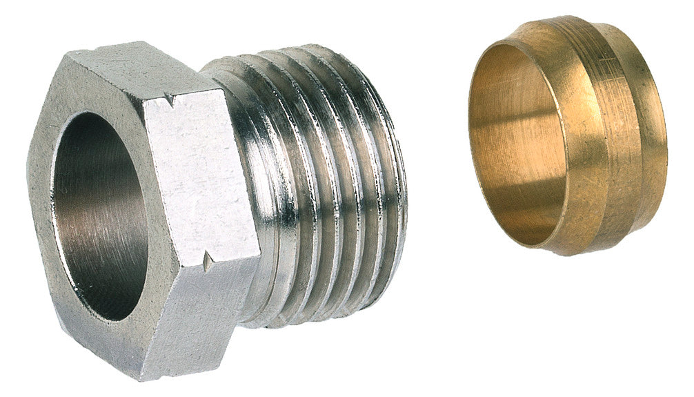 Honeywell Verschraubung FIG Cu-, Stahlrohr, G 1/2 IG, 12 mm | FIG1/2CS12
