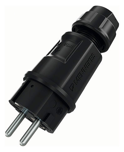 MENNEKES Schutzkontaktstecker 16A 230V 10754 Kst IP44 sw ger