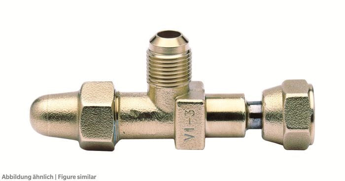 Absperrventil Carly HCYVI 3 5/8" UNF für Carly Ölspiegelregulatoren