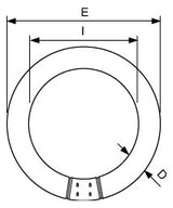 PHILIPS Leuchtstofflampe 40W 4200K G10q FC40CW Ring 2800lm  30mm 409mm