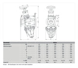Honeywell Diff-dr. Reg.Vent. Kombi-Auto Grauguss, PN 16, DN 125, 20 - 100 kPa | V70001125