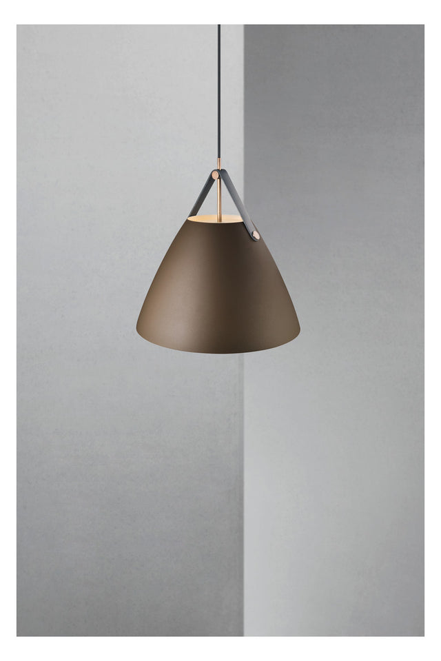 NORDLUX Pendelleuchte 40W HV bg E27 sym Strap 36 84343009 IP20