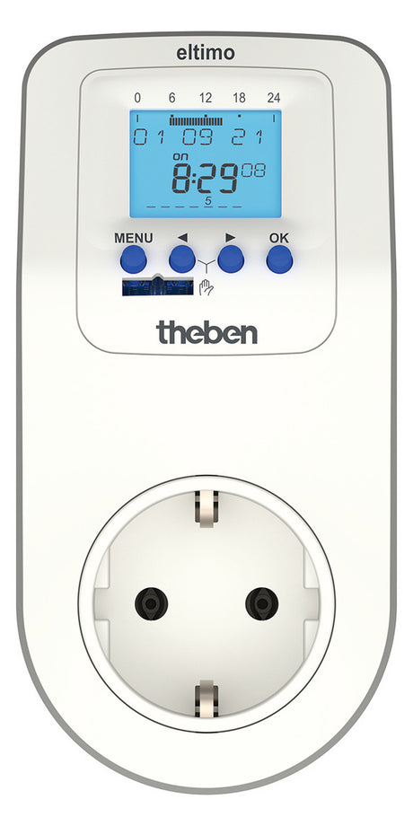 THEBEN Steckdosenschaltuhr IP20 Wochen theben-eltimo 020 top3 digi 230V 480std
