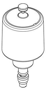 KWC AQUAROTTER Oberteil, f. Selbstschlus duschen, 2000104353