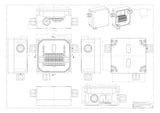 SPELSBERG Abzweigdose Klemme IP66 16qmm WKE 403 SL 200x200x110mm quadrat Kst