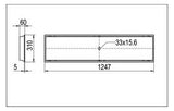 RIDI LED-Deckeneinbauleuchte 22W 4000K LENSES -EE1247NDWS840B0350 3574lm ws
