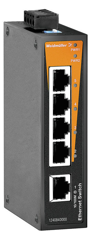 WEIDMÜLLER Switch Hutschiene IE-SW-BL05-5TX 5x10/100Mbps