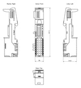 SIEMENS Baugruppenträger DC 1Steckpl 6ES7193-6BP00-0BU0 f.Tragschien FReinb