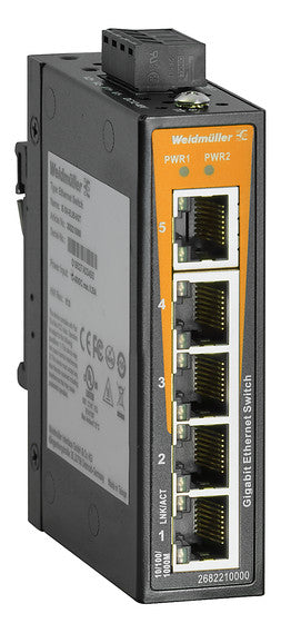 WEIDMÜLLER Switch Hutschiene Layer2 IE-SW-EL05-5GT 5x10/100/1000Mbps