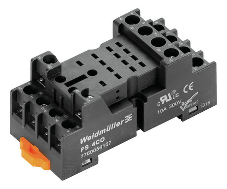 WEIDMÜLLER Relaissockel TS35 Schraub FS 4CO 14Pins Ergänz.mögl
