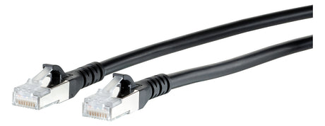 METZ CONNECT Patchkabel Cat6A 10m sw 1:1 130845A000-E S/FTP RJ45 AWG26