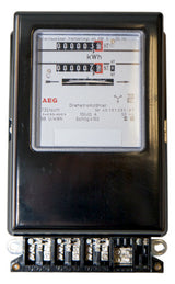 NZR Drehstromzähler A 10A elektromech DS-Zähler mechanisch, geeicht analog