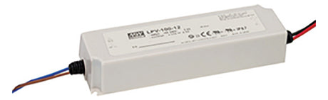 MEANWELL LED-Trafo 100W 8333mA 12V IP67 LPV12100 Kstgeh stat 190x52x37mm