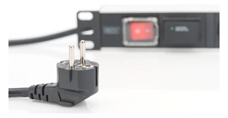 ASSMANN ELEKTRO Steckdosenleiste 7f sw DN-95407 m.Ein/Aus 2m 35° IP20 ÜSS