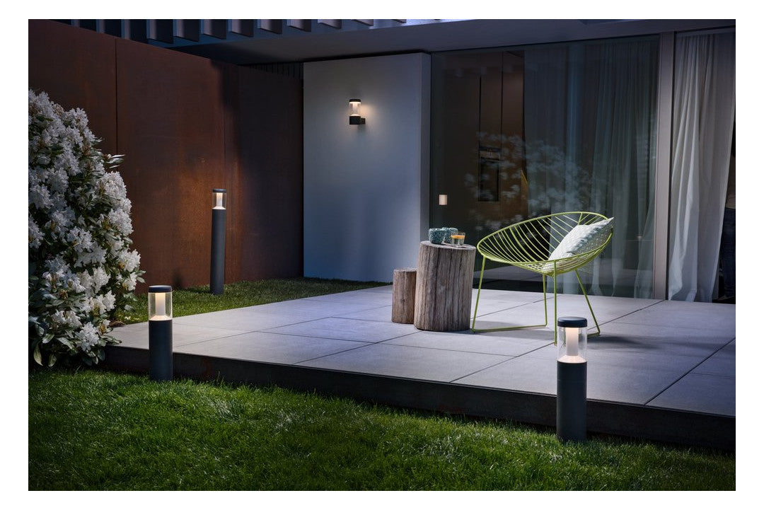OSRAM-LEDVANC LED-Pollerleuchte 11,5W IP44 3000K 610lm graphit ENDURA STYLE LA