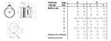 MENNEKES CEE-Anbausteckdose 5p 32A 6h 989 400V/rt IP44 schraubl.Kl ger Kst