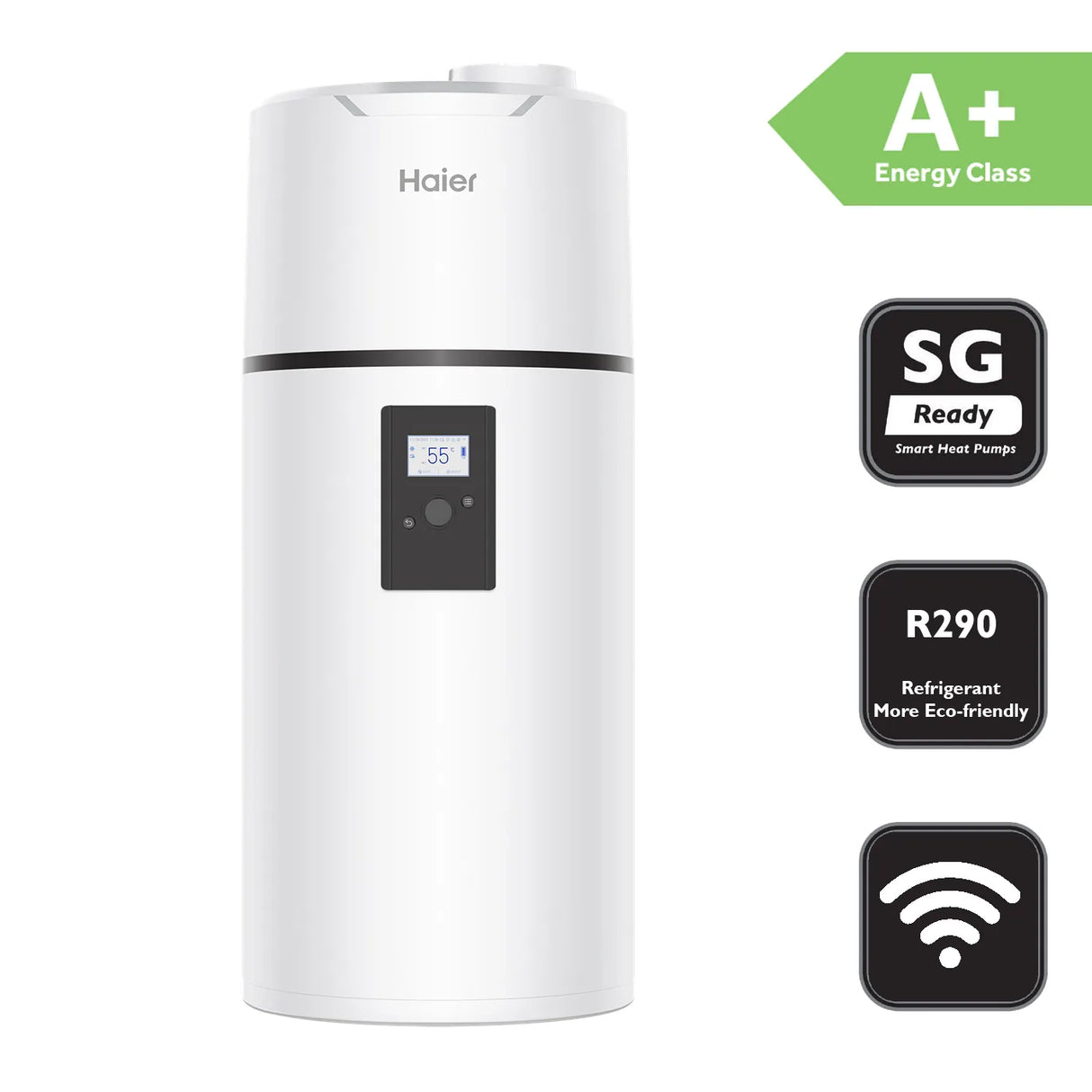 Haier HP110M8-9 – Warmwasser-Wärmepumpe 102 L – A+ – R290