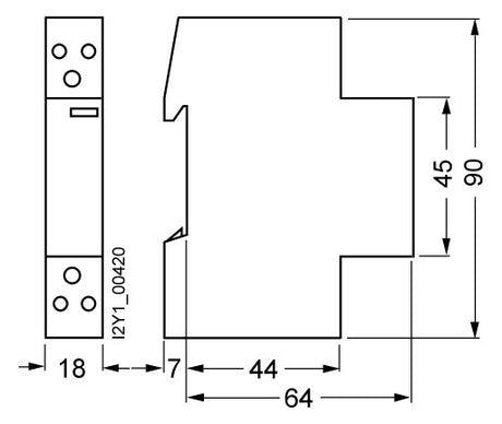 SIEMENS Installationsschütz 20A 230V/AC 5TT5801-0 230V/AC 1S 1Ö 1000W/AGL 1TE