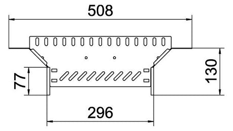 BETTERMANN Anbau-Abzweigstück ST vz RAA 630 FS 60x300mm int.Verb