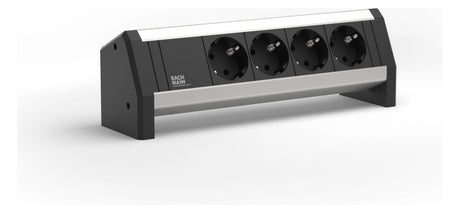 BACHMANN Steckdosenleiste 4f sw 35° IP20 DESK 339.1000