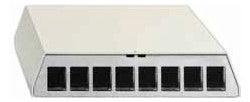 RUTENBECK Patchpanel AP 8Ports Cat6 PP-UM A-8 Ap rw Schirm RAL9010