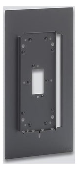 SIEDLE Putzblende 1f UP sw VA HT/NB 800-0 S 150x282x1mm