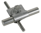 DEHN SE Mehrzweckklemme V2A unbeh  10mm MVK 200 8.10 16 SKM10X40 FSC V2A Sechska