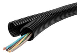 FRÄNKISCHE Wellrohr  20mm PP IP40 sw 2PPSM-20U.50 ohne Ummantelung UV-best