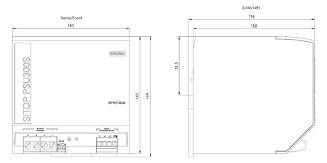 SIEMENS Gleichstromversorgung REG 24V 6EP1437-2BA20 960W 400-500VAC 40A IP20
