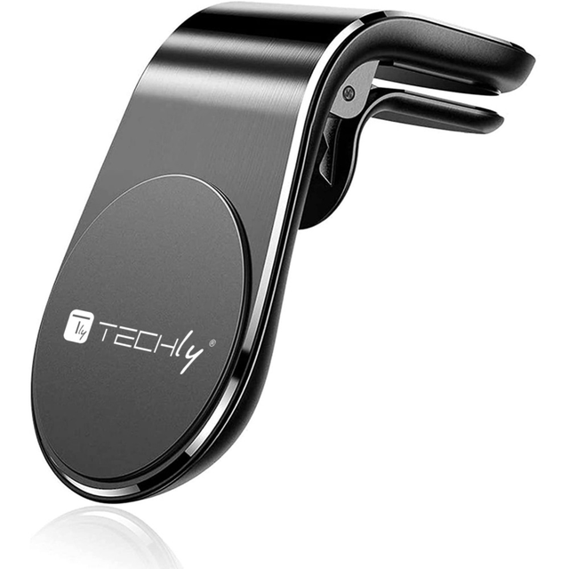 Techly Autohalter für Smartphone mit zwei universellen Metallplatten Stück