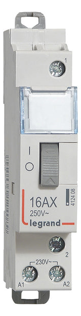 LEGRAND Stromstoßschalter 230VAC 1TE 16A Legrand 412408 250V REG mech.Schalt