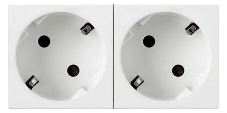 LEGRAND Steckdose 2f ws glz UP m.BS IP2X Mosaic Legrand 077252