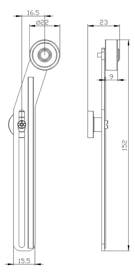 SIEMENS Antriebskopf 3SE5000-0AA56 Schwenkhebel verstellbar