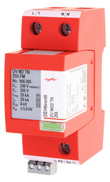 DEHN SE Kombi-Ableiter TS35 2p 230VAC DV M2 TN 255 FM 1,5kV Fernsign 2TE TS35