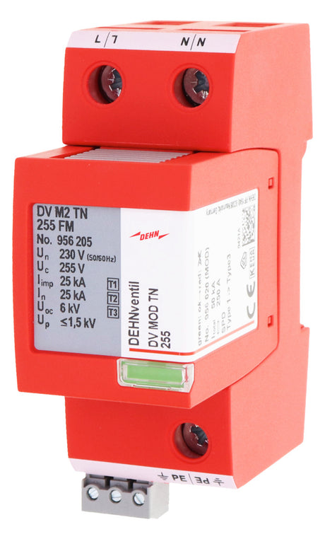 DEHN SE Kombi-Ableiter TS35 2p 230VAC DV M2 TN 255 FM 1,5kV Fernsign 2TE TS35