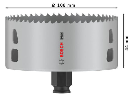 BOSCH-EW Lochsäge  108mm T44mm Sechskant LOCHSÄGE f.Gips Holz