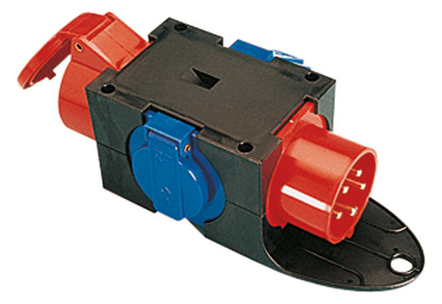 BACHMANN Energiewürfel Kst sw IP44 349.029 1x16A5p400V 3Steckd CEE-16A