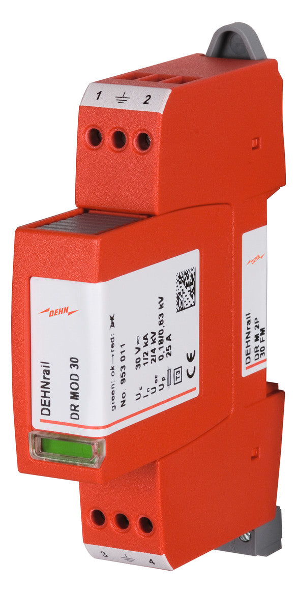 DEHN SE Überspannungsschutz 24VAC 2p opt DR M 2P 30 FM m.FMkont TS35 630kV