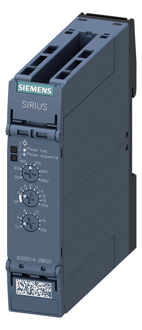 SIEMENS Phasenwächter 90-690V UC 90-690V 3UG5514-2BR20 min.Rück=0,1s