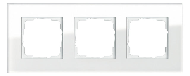 GIRA Rahmen 3f ws glas Esprit 021312